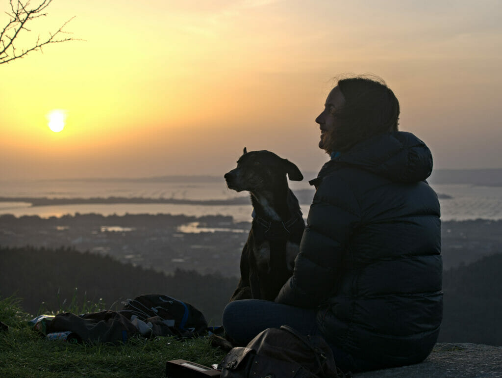 coucher de soleil lobeira