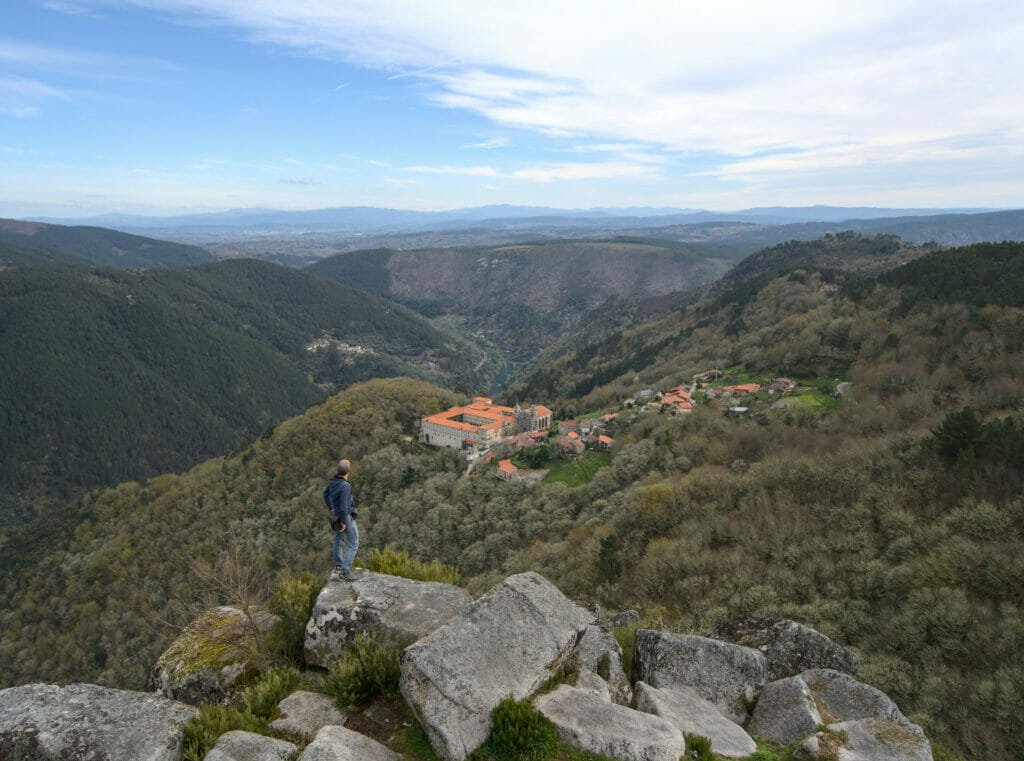 vue depuis le mirador do Castro, Ribeira Sacra