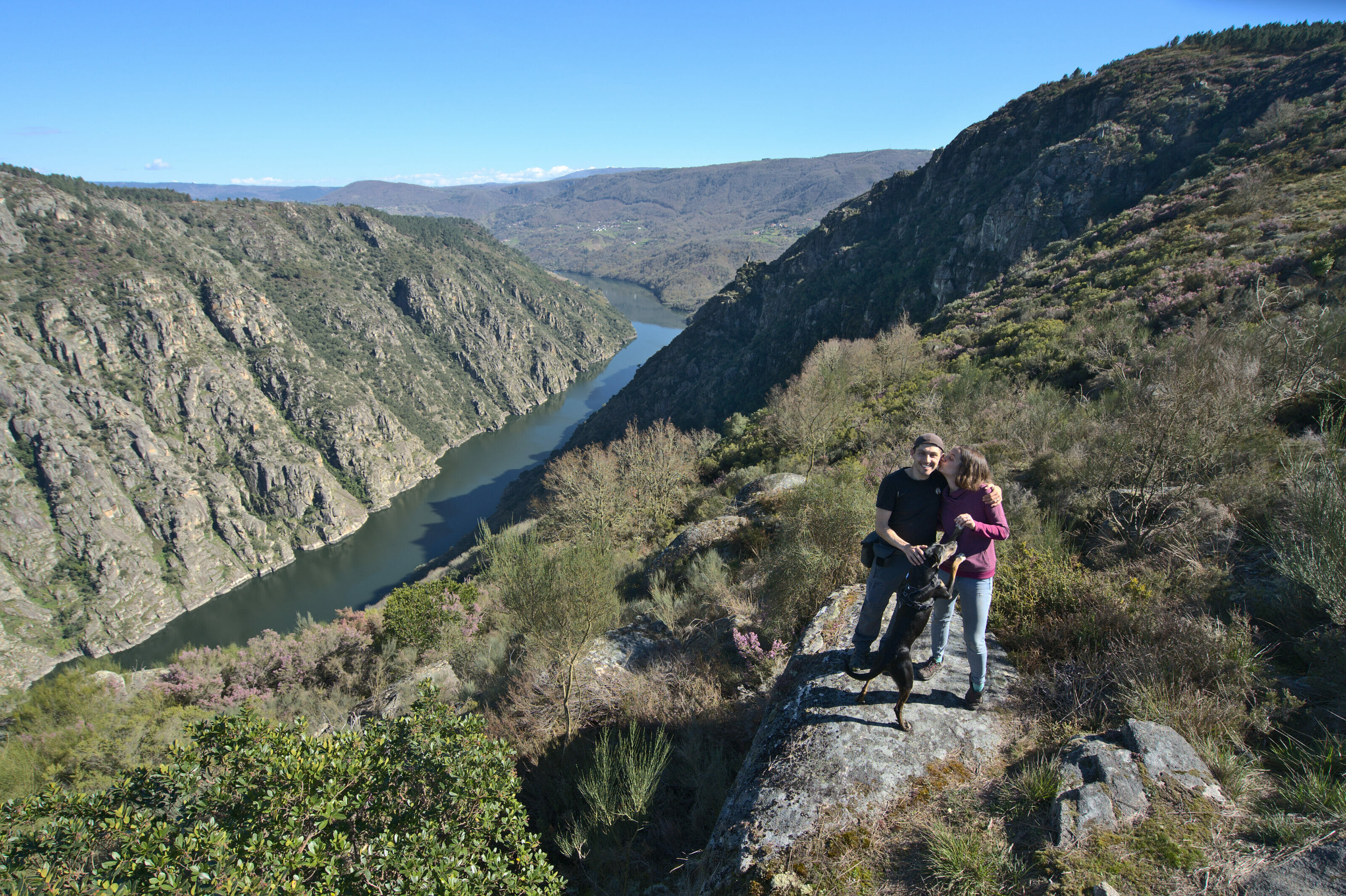 vue du mirador O Fental Ribeira Sacra