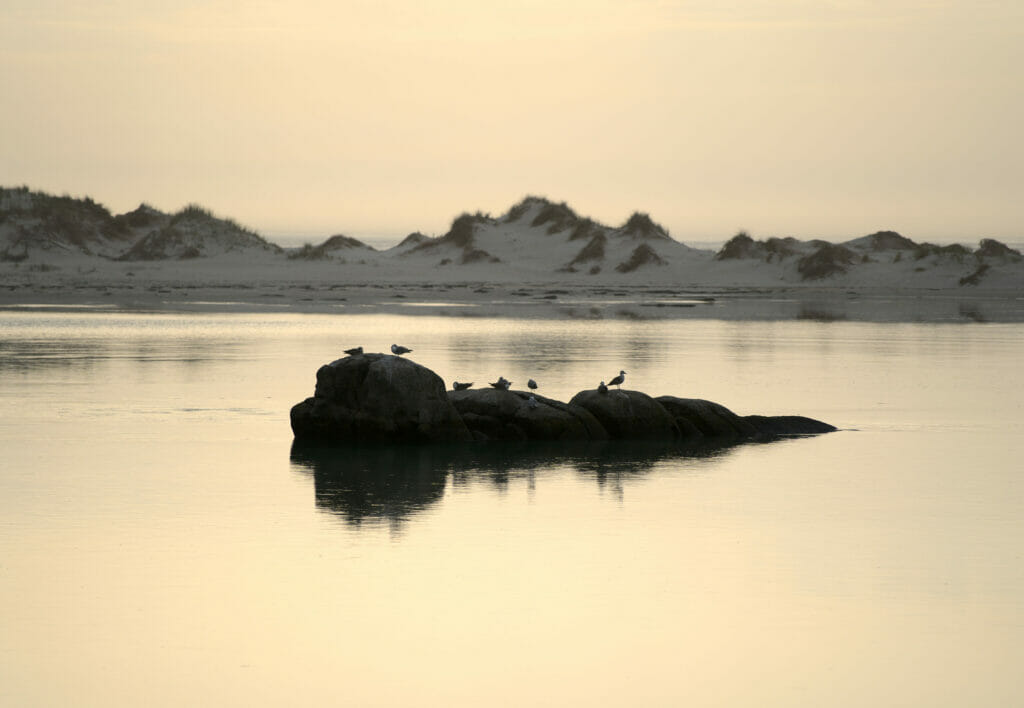 coucher de soleil carnota