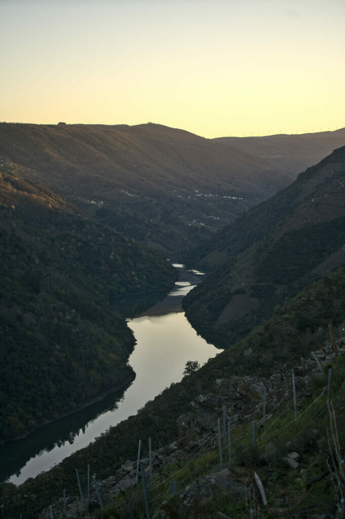 sunset sur la canyon del Sil