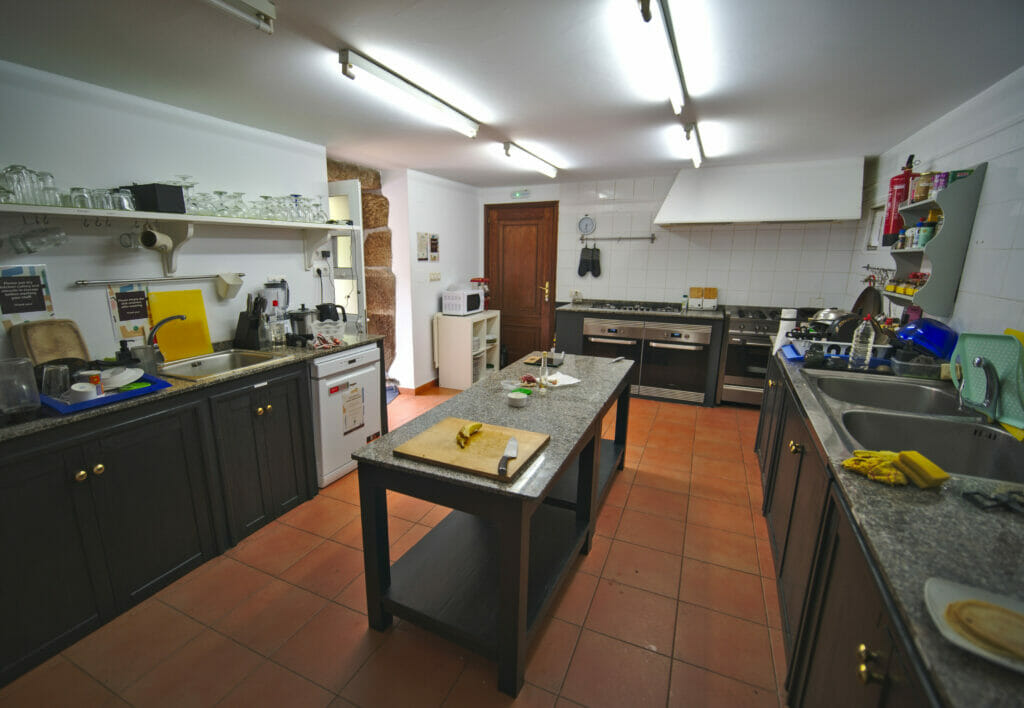 the Anceu coliving kitchen