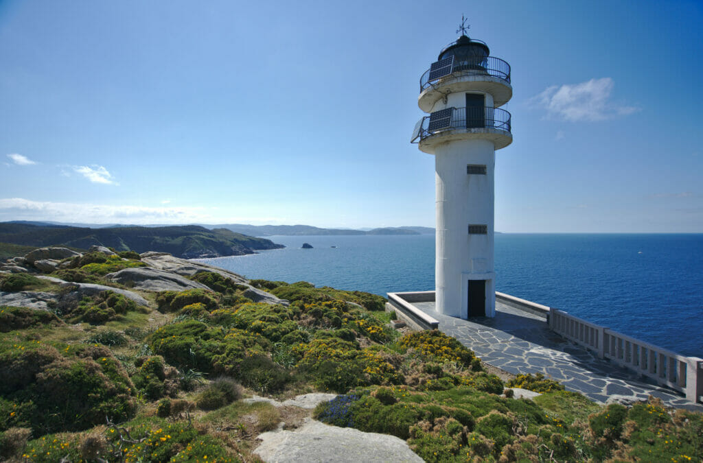 le phare de Roncadoira en Galice