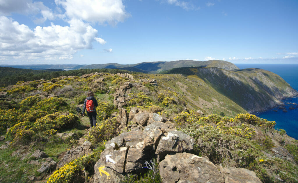 randonner sur la côte nord galicienne