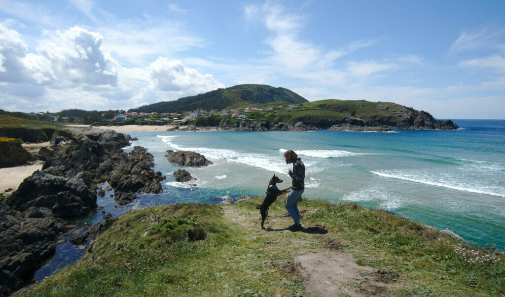 plage de O Rio sur les Rias Altas en Galice