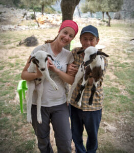 turkish farmer on the lycian way