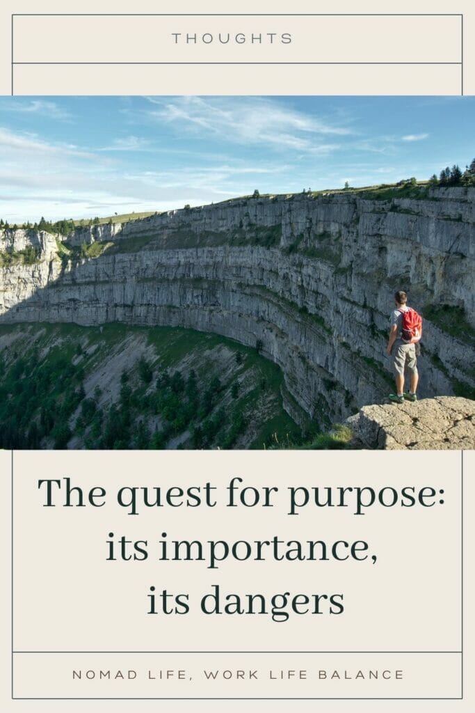 the quest for a purpose