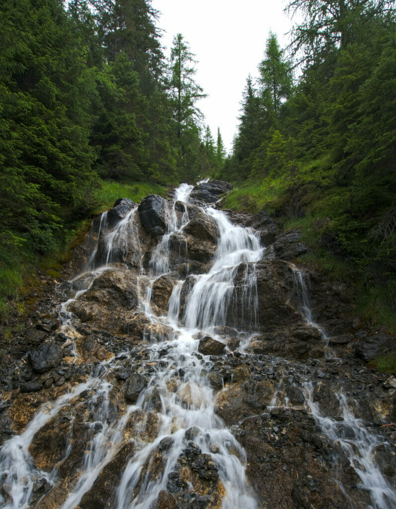 cascade dans les grisons