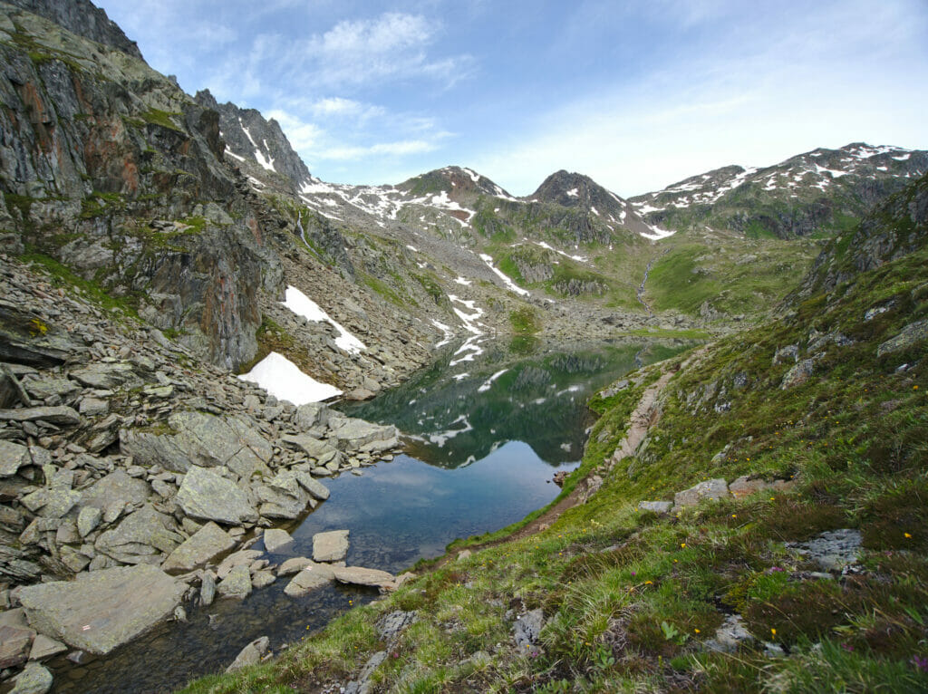 le lac de Toma, source du Rhin