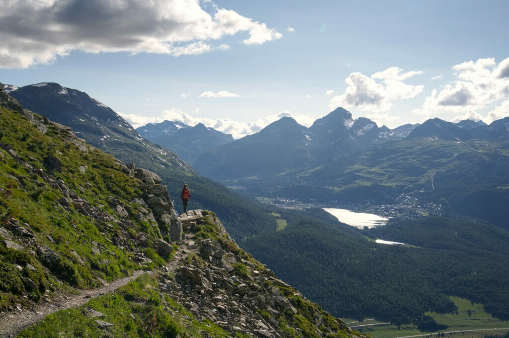 randonnée à st moritz