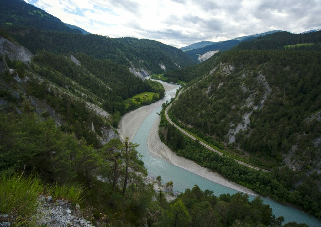 route des gorges du Rhin