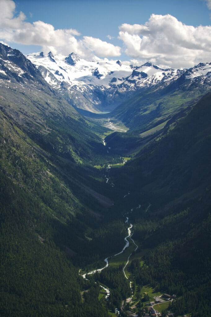 vue refuge segantini