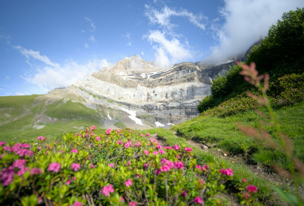 arrivée à Antème sous les Dents du Midi