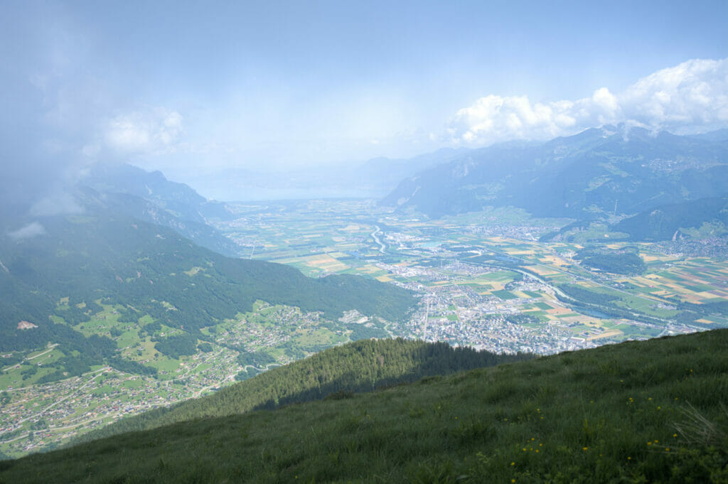 plaine du Rhône et lac Léman