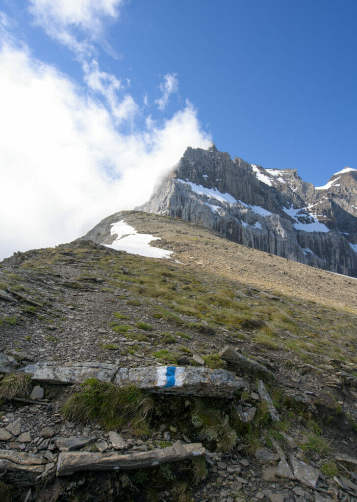 balisage de la crête du Dardeu