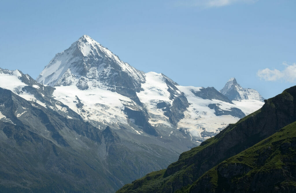 Dent Blanche et Cervin depuis Chemeuille