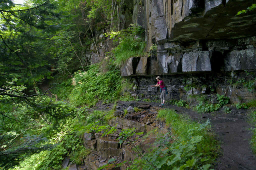 sentier entre Mex et Chindonne