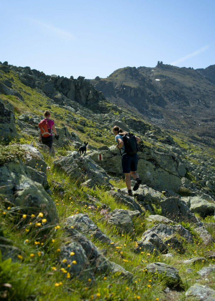 montée col de la meina