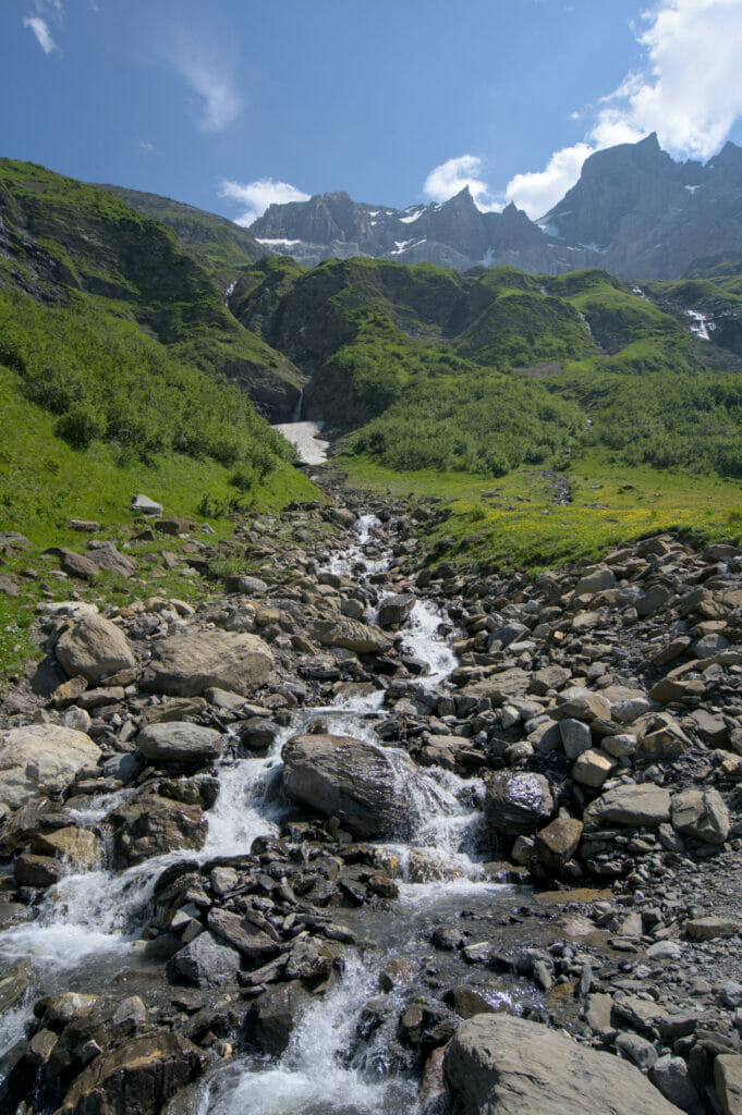 torrent dans la combe de chalin