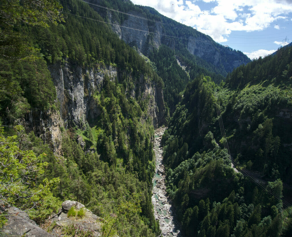 entrée des gorges de Viamala