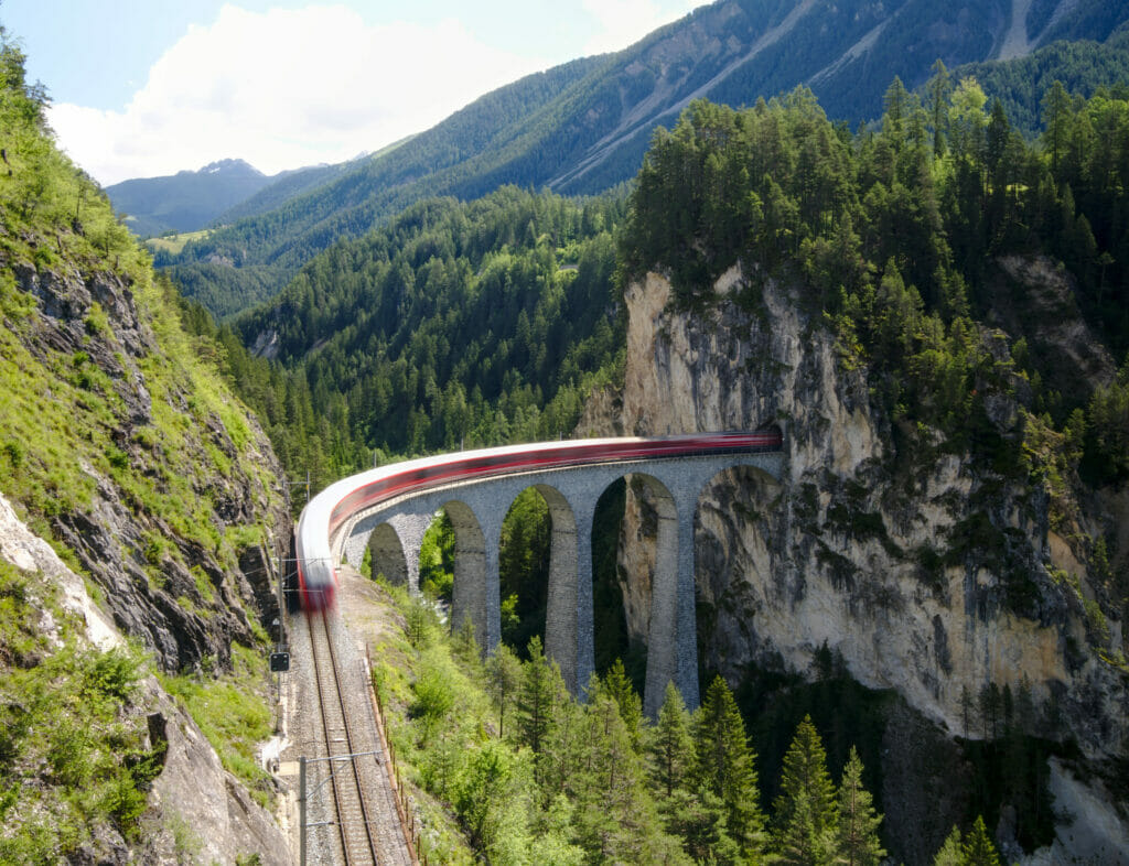 le viaduc de Landwasser