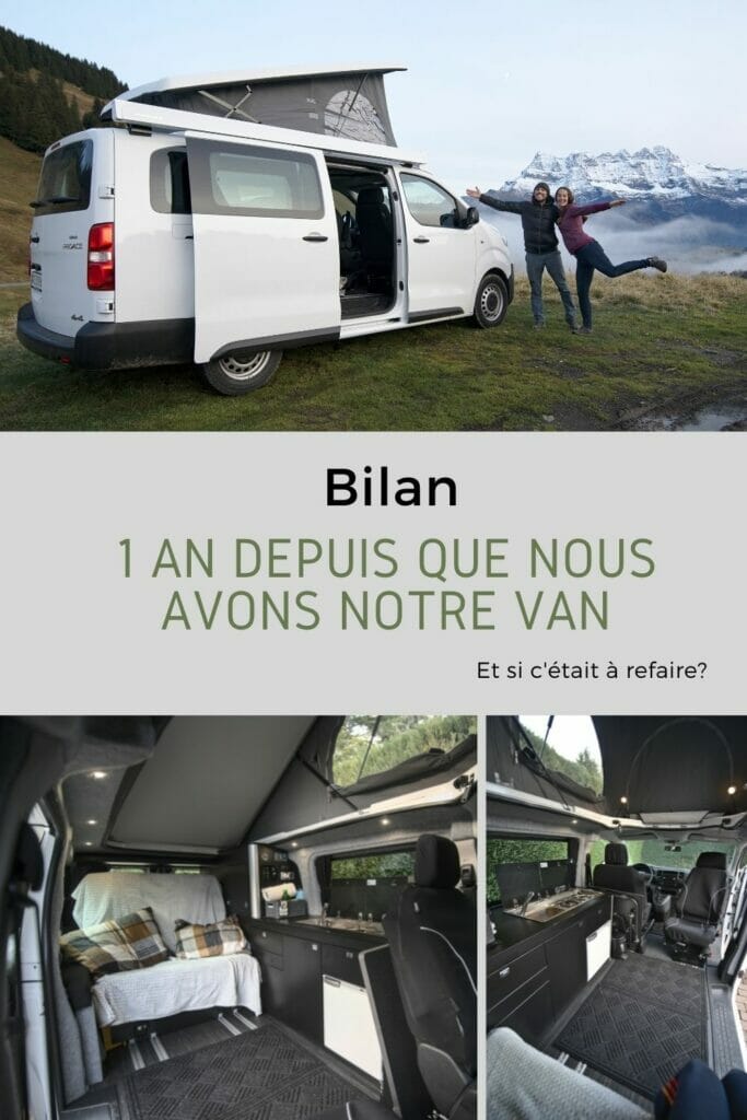 bilan de 1 an de vanlife