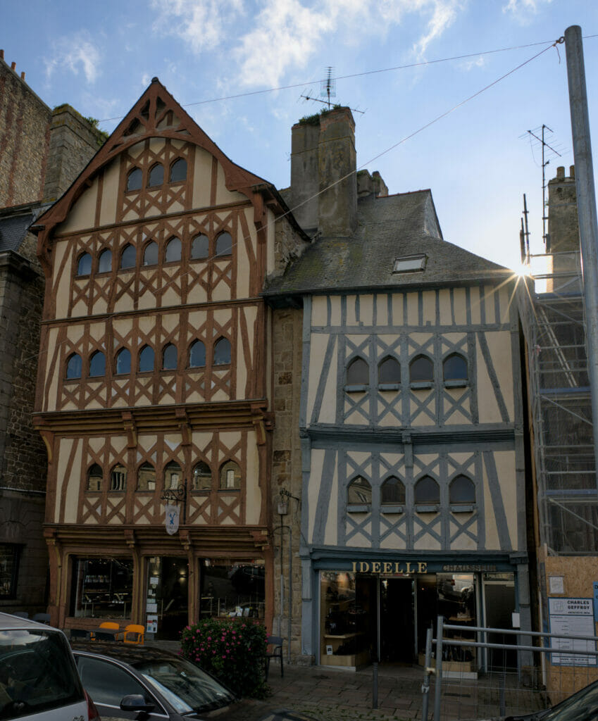 maisons à pans de bois à Guingamp