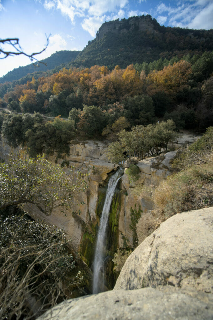 la cascade du salt de Sallent en Catalogne