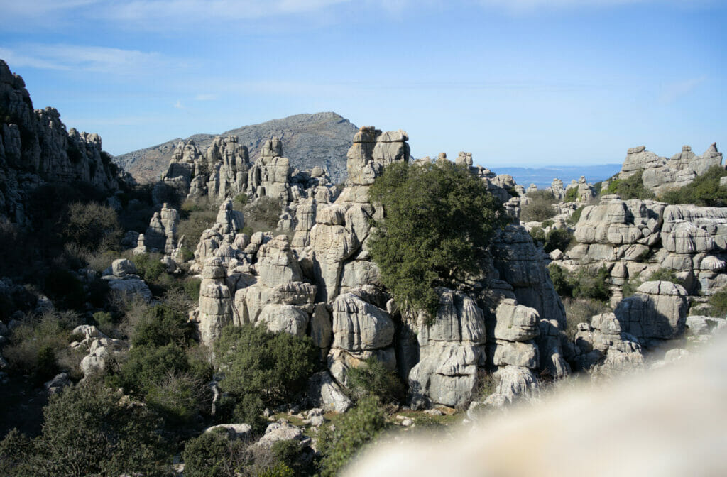 les cheminée du parc el torcal de antequera