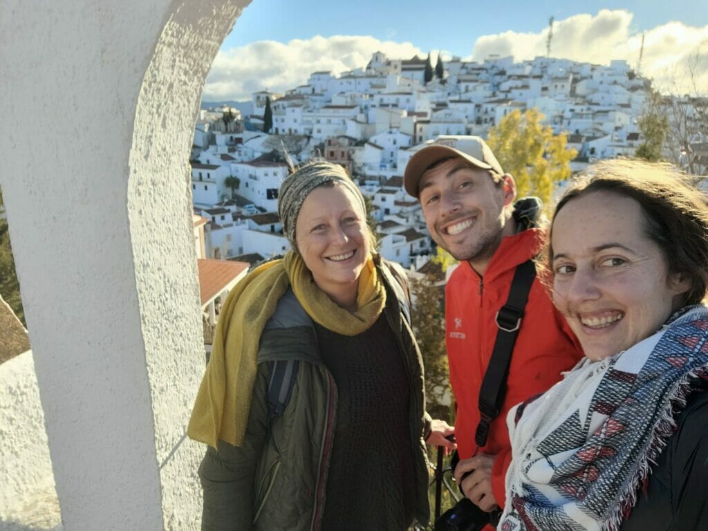 Caroline et nous à Comares