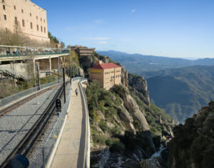 train à crémaillère de Montserrat