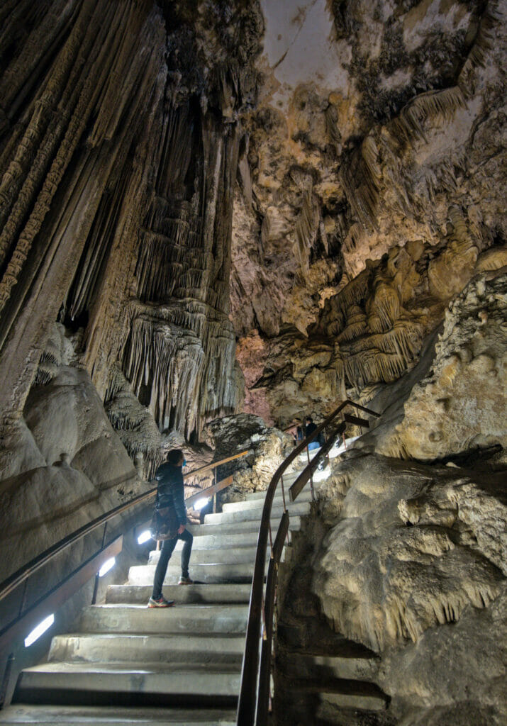 escalier grotte de nerja