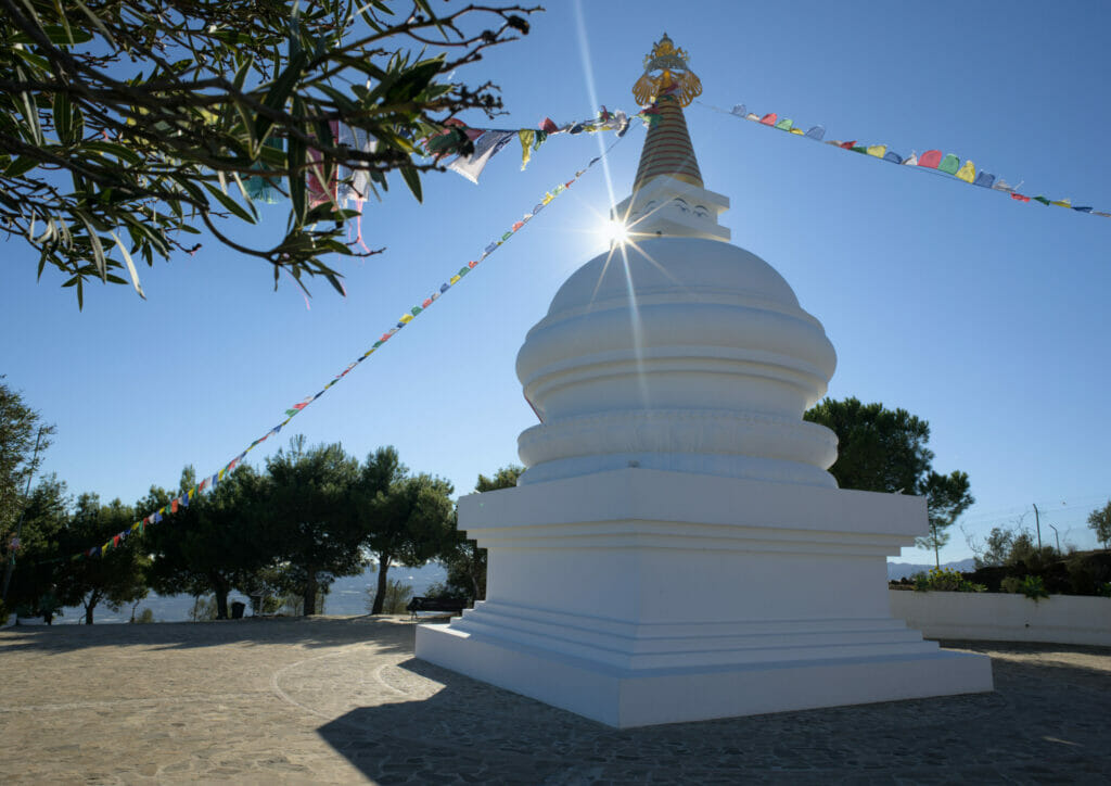 la kalachakra stupa la Axarquia