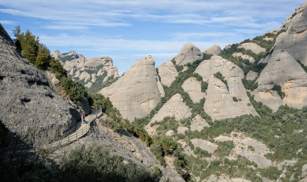 randonnée à Montserrat