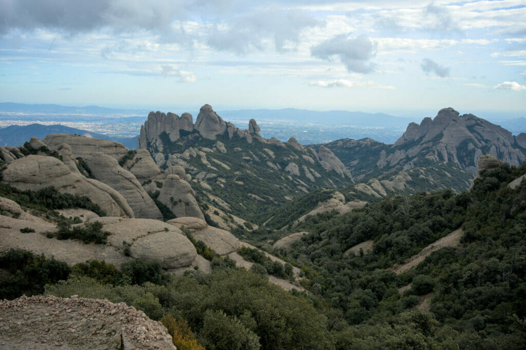 vue depuis le sommet de Sant Jeroni