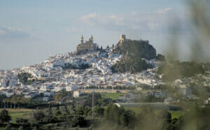 le village blanc d'Olvera en Andalousie