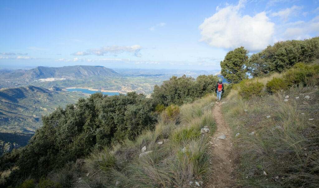 sentier en balcon, cerro coros