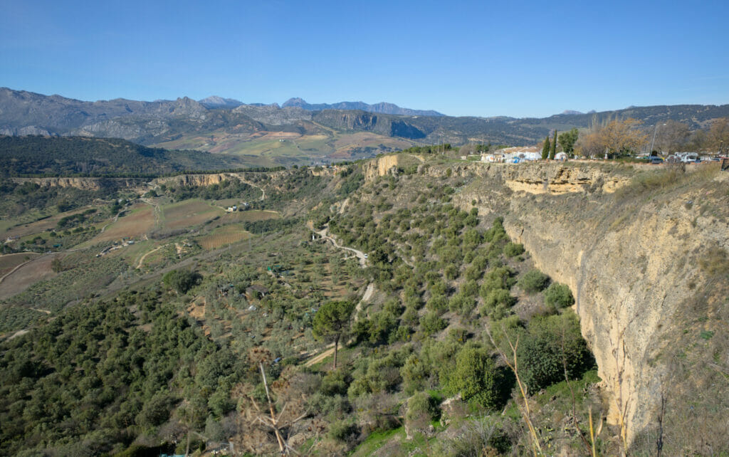 la falaise de Ronda