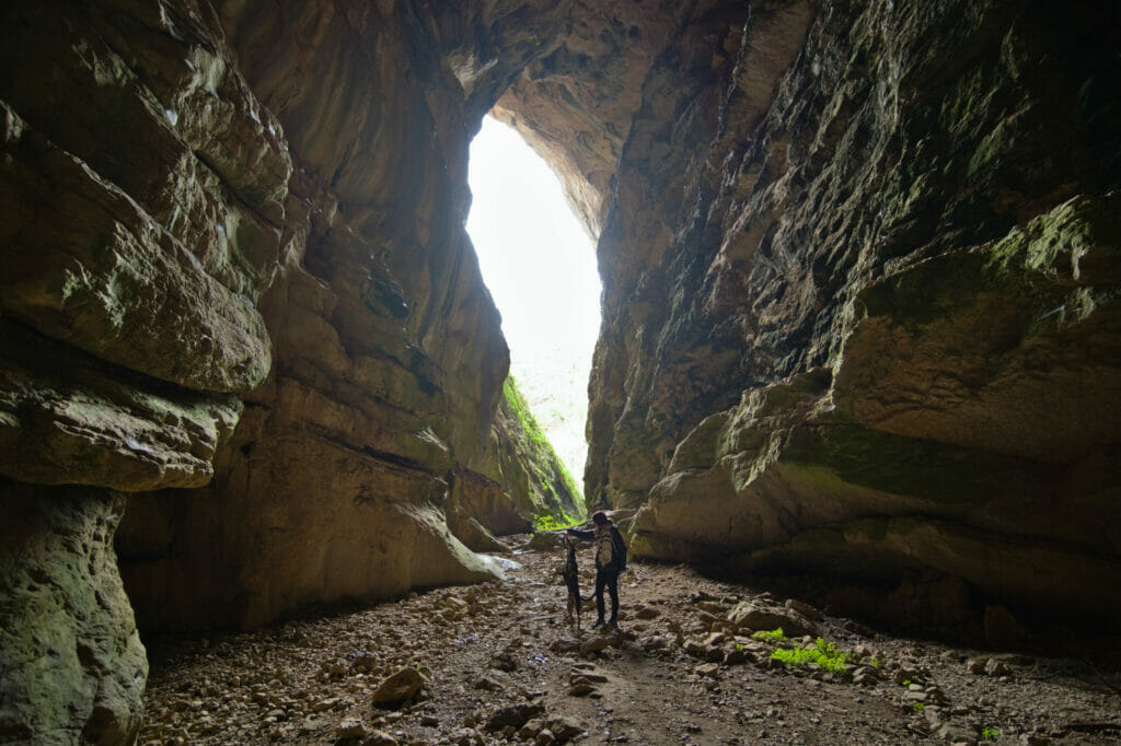 système de grotte en andalousie