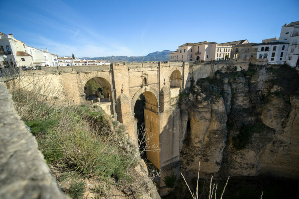 nouveau pont de Ronda du côté de la nouvelle ville