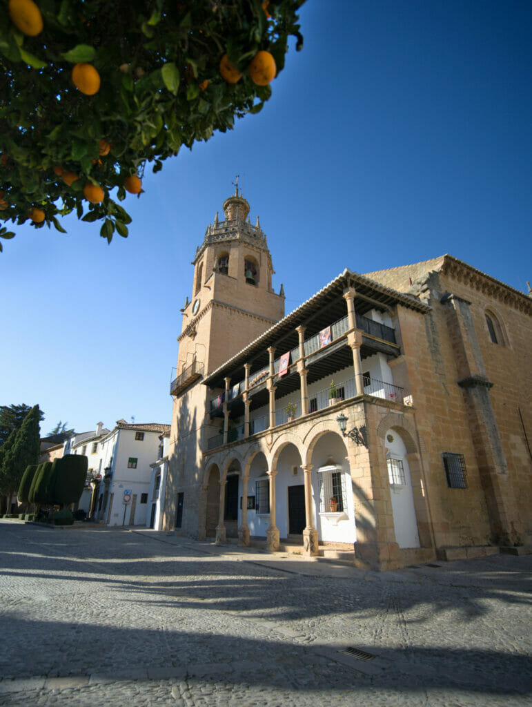 la plaza duquesa de Parcent à Ronda