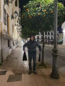 rentrer avec du vins de ronda