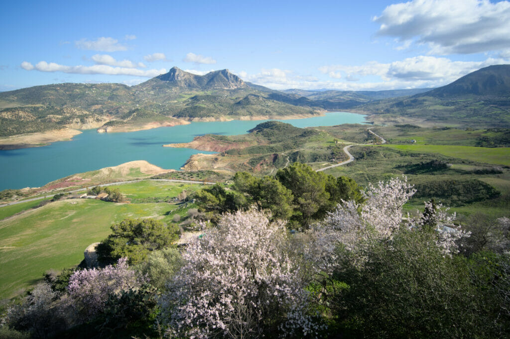 vue depuis le château de Zahara de la Sierra