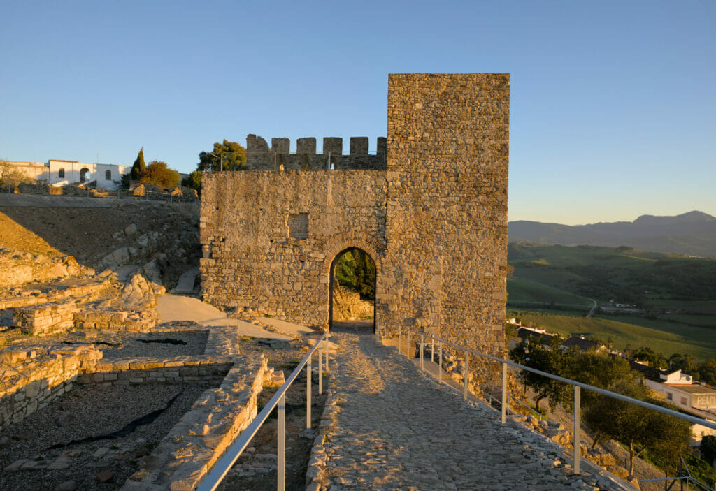 entrée château de jimena