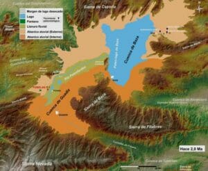 the formation of Granada geopark