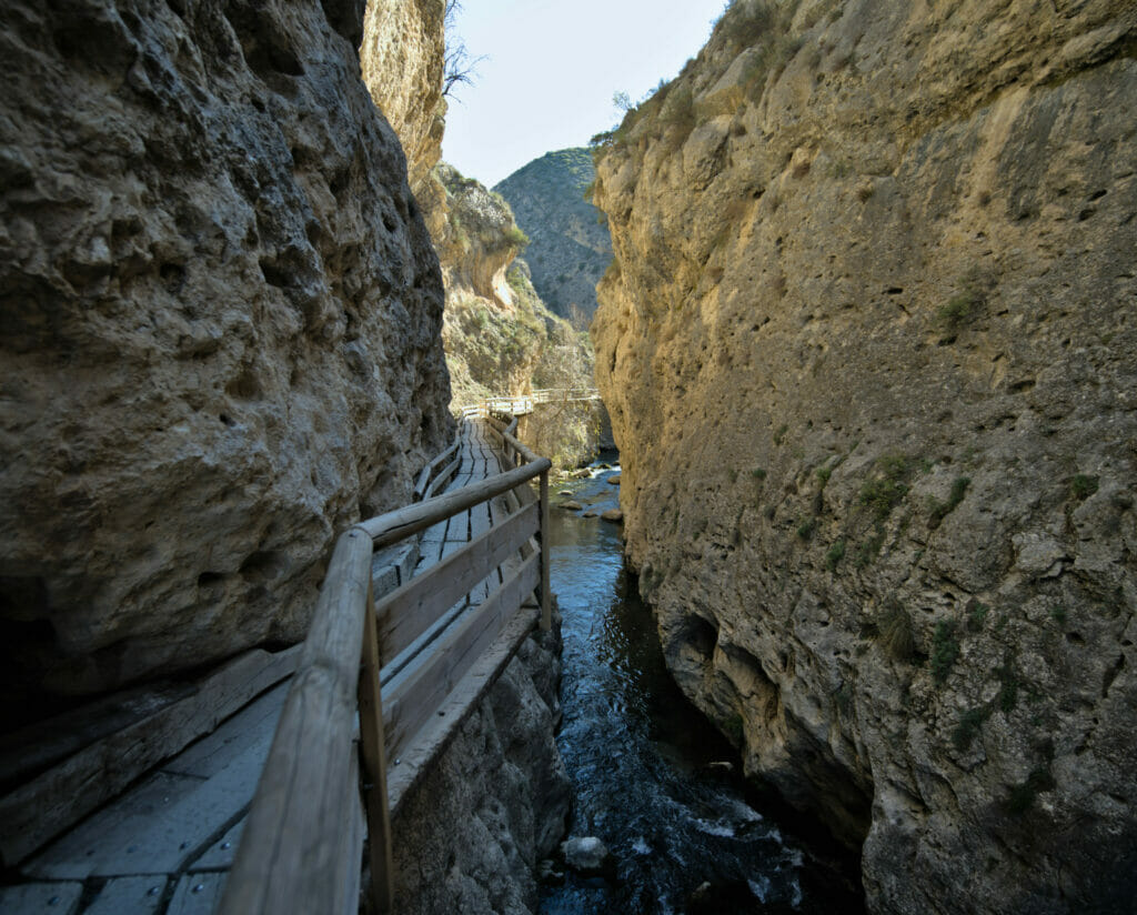 passerelle cerrada rio castril