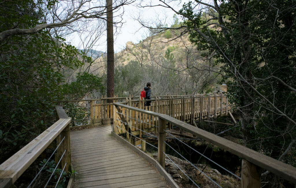 passerelle las batuecas