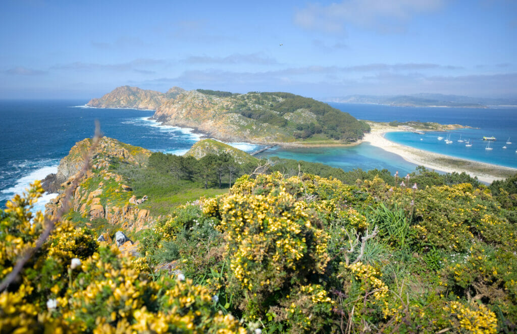 Cies islands in Galicia