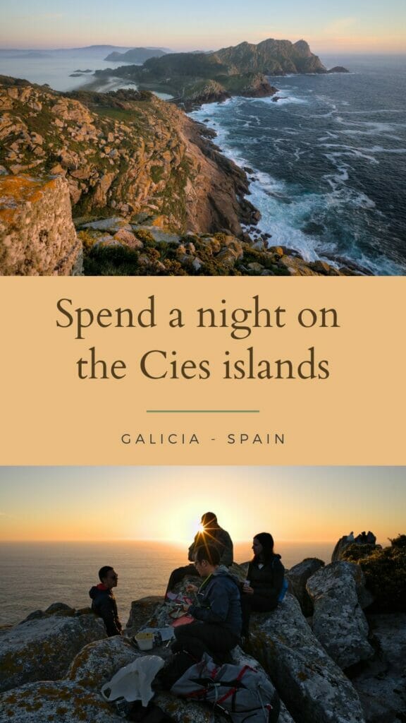 camping on cies islands