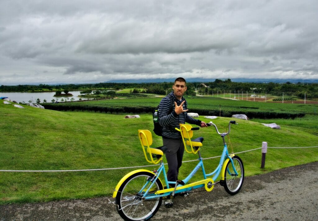 En tandem au Singha Park